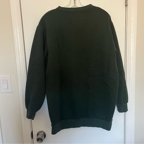 Poster Girl oversized green sweatshirt crewneck - Picture 4 of 7